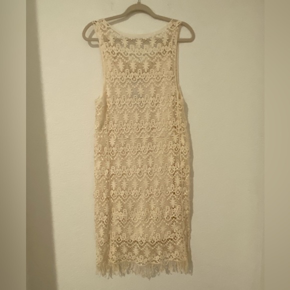 R Cinco Ranch Elegant Lace Overlay dress - Picture 3 of 11